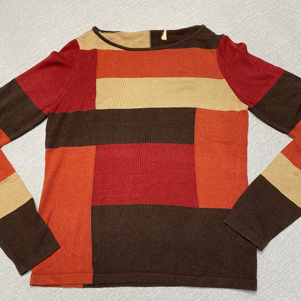 Lightweight Colorblock Sweater
